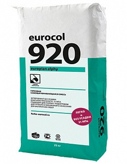 Self-levelling gypsum mix 920 EUROPLAN ALPHY