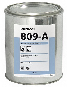 809A Eurocolor Game Line Duo Marking Paint White